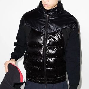 Moncler Grenoble Panelled High-Neck Puffer Jacket